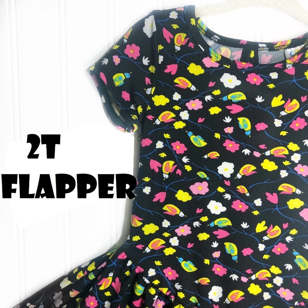 2T Dot Dot Smile Flapper